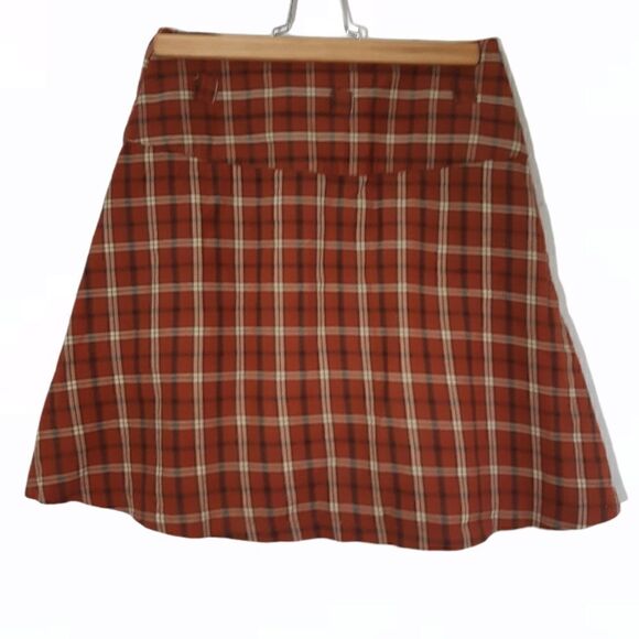 Zara Plaid Flannel Mini Skirt - Picture 2 of 7